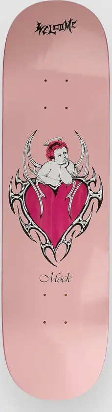 Cupid On Island Pink 8.38" Skateboard Deck rosa