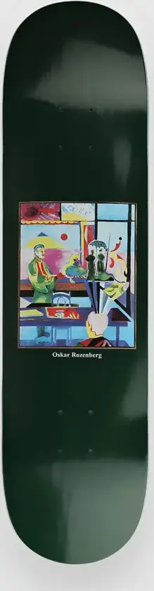 Oskar Rozenberg House of Eternal Ret 8" Skateboard Deck grønn
