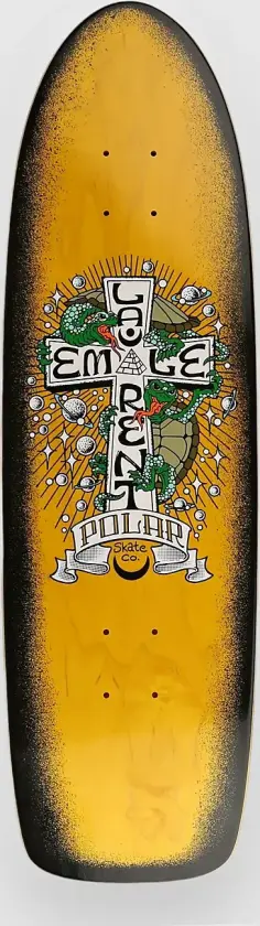 Emile Laurent - Turtle Town 8.75" Skateboard Deck gul