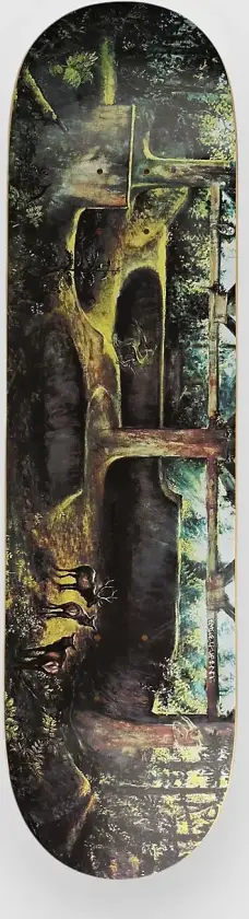 Emile Laurent - Burnside 2084 8.125" Skateboard Deck grønn