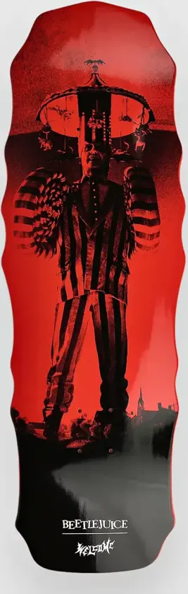 Carousel 10" Skateboard Deck rød