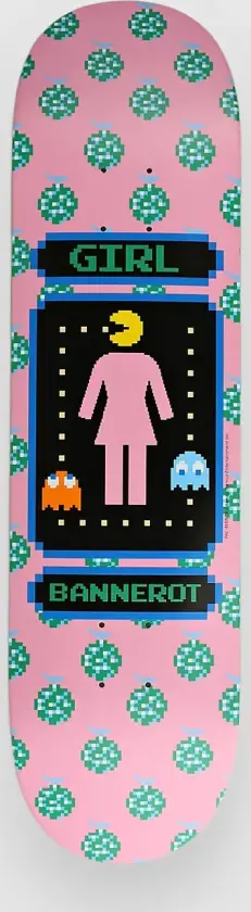 Bannerot Pac-Man 8.25" Skateboard Deck oransj