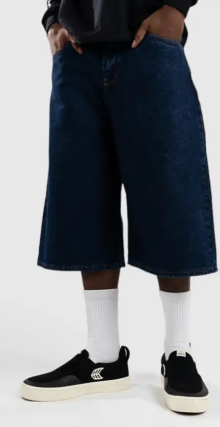 Ultra Wide Sk8 Denim Shorts blå