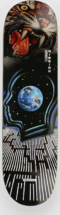 Ribeiro Mindset 8.5" Skateboard Deck svart