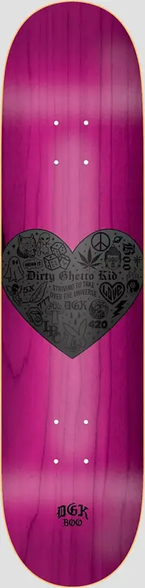 Feels Boo 8.25" Skateboard Deck rosa