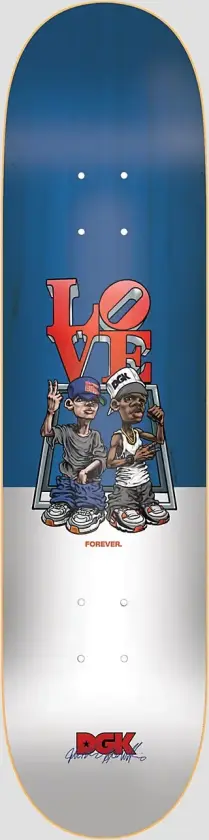 Love Forever 8.25" Skateboard Deck blå