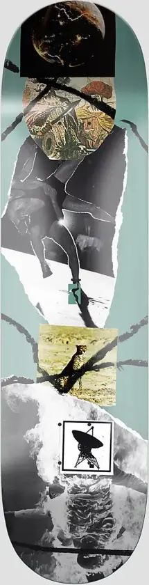 Wrestle 8.1" High Concave Skateboard Deck grå