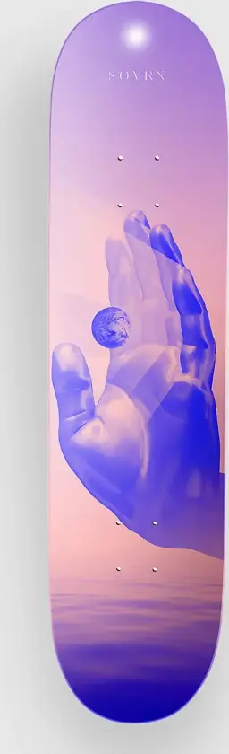 Dispel 8.25" Skateboard Deck mønster