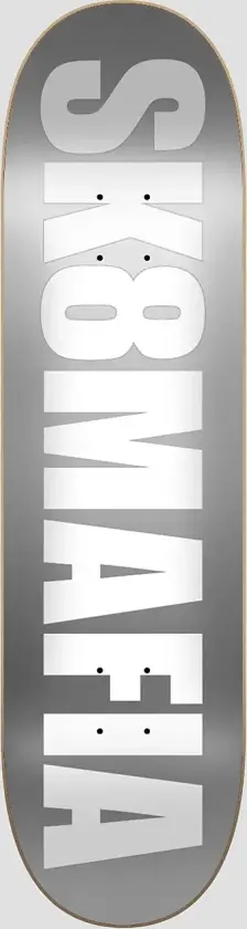 Og Logo Silver Foil 8.3"X32" Skateboard Deck mønster