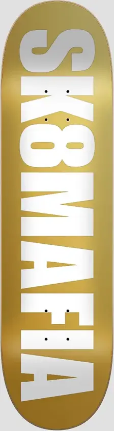 Og Logo Gold Foil 8.25"X32" Skateboard Deck mønster
