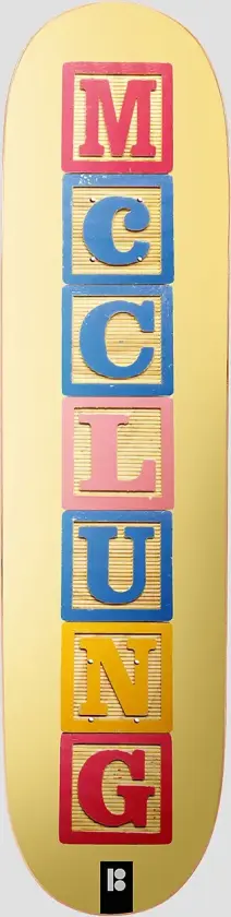 Mcclung Blocks One Offs 8.25"X31.77" Skateboard Deck mønster