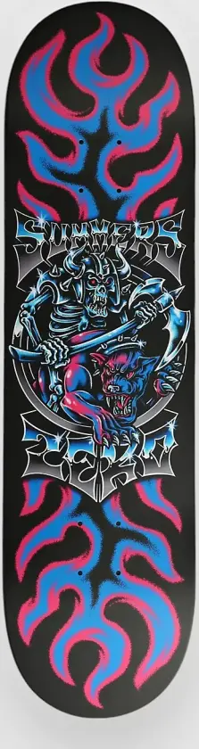 Summers - Chrome 8.375" Skateboard Deck svart