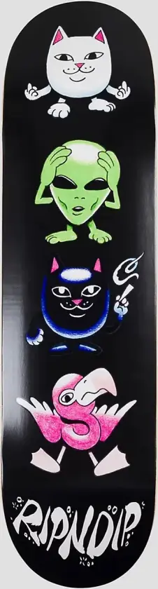 Bilde av Bestie Gang Deck 8" Skateboard Deck svart