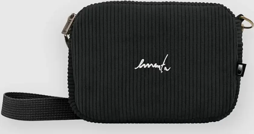 Fluffy Signature Cord Skulderveske svart