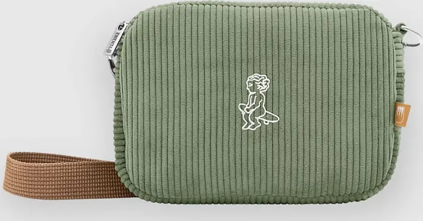 Fluffy Ikon Cord Skulderveske grønn