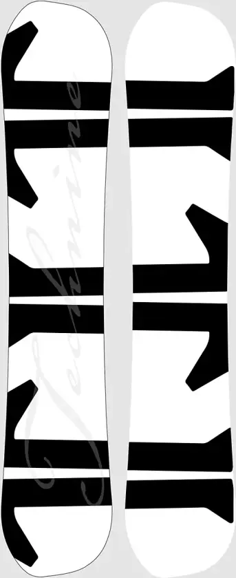 The Nines Asym T9 Classic 2025 Snowboard hvit