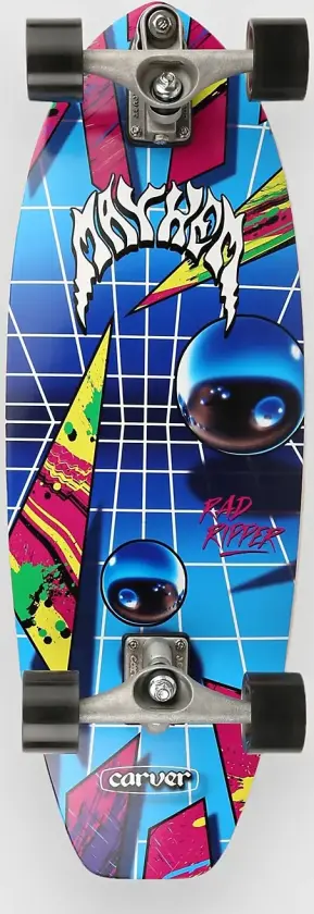 X LOST Rad Ripper - Neon C7 31" Surfskate mønster