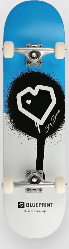 Sky Brown x MLSL Collab Guest 8" Skateboard Komplette blå