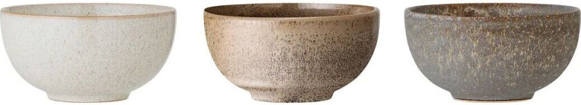 Addison skål Ø 16 cm 3 deler Grå