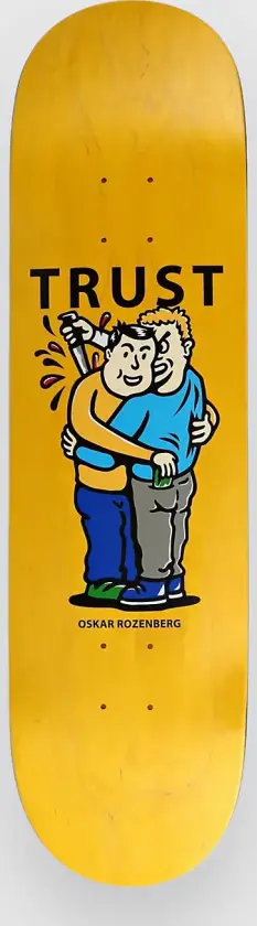Oskar Rozenberg - Trust 8.5" Skateboard Deck oransj