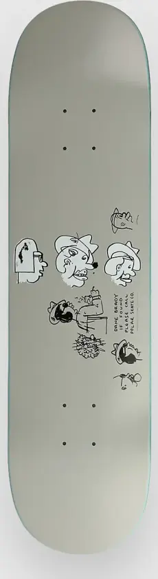 Dane Brady - Mia 8" Skateboard Deck grå