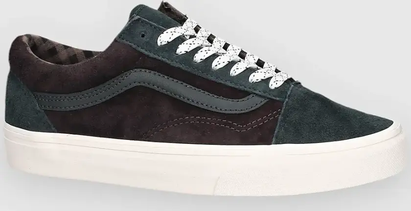 UA Old Skool Unisex Pig Suede Plaid Scarab 41