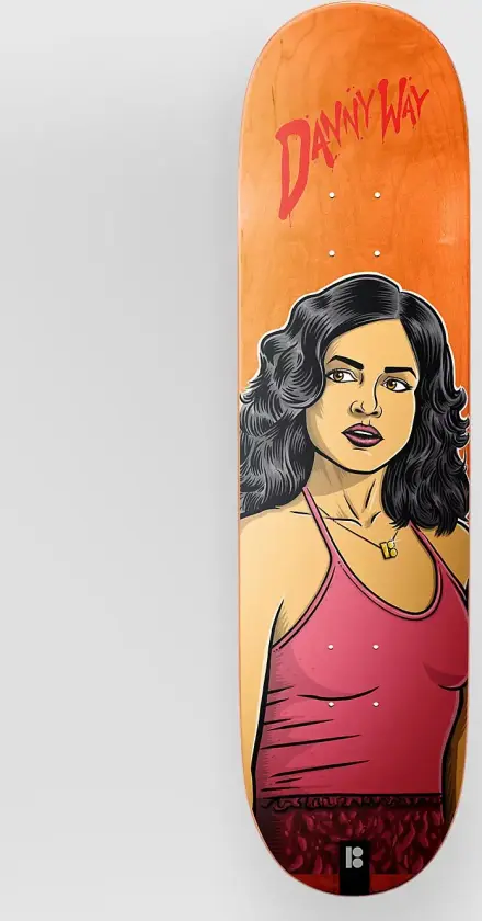 Warriors Way 8.75"X32.125" Skateboard Deck mønster