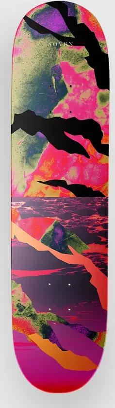 Owl 8.38" Skateboard Deck mønster