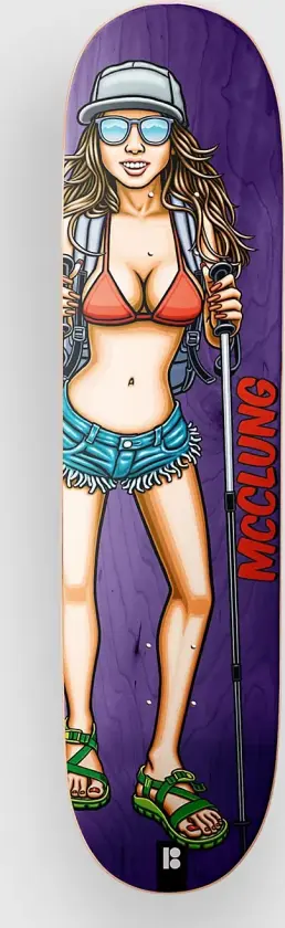 Independent Women Mcclung 8.25"X31.77" Skateboard Deck mønster