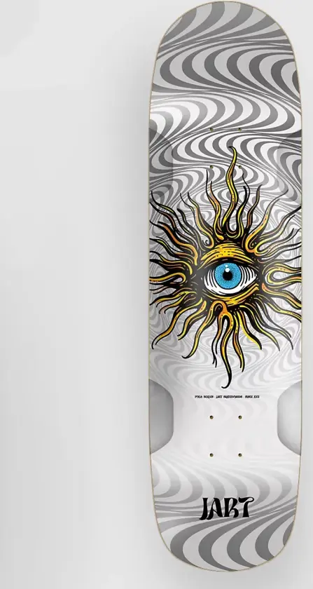Horus 8.5"X32.08" Pool Before Death Skateboard Deck mønster