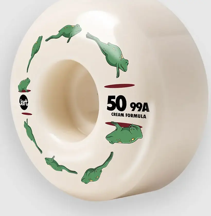Frog 50mm 99A Hjul hvit