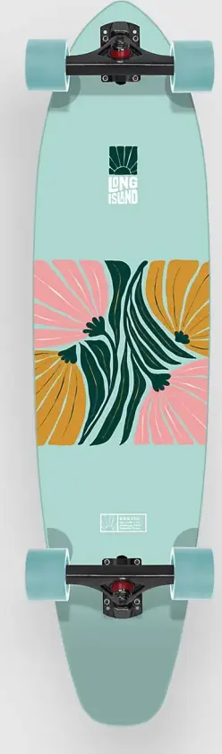 Flowers 37.85"X9.3" Kicktail Komplette mønster