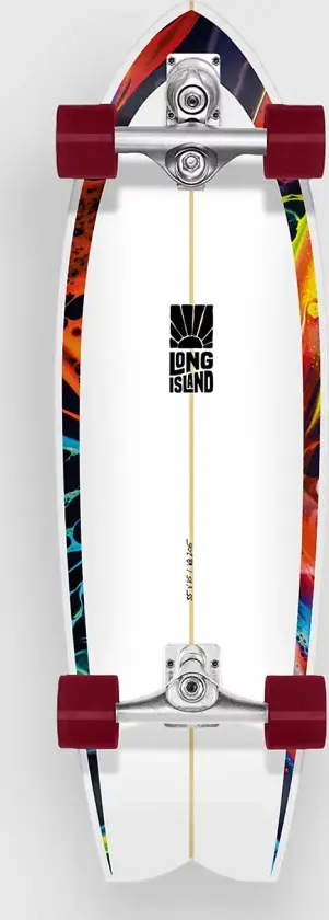 Fish 33"X10.5" Surfskate mønster