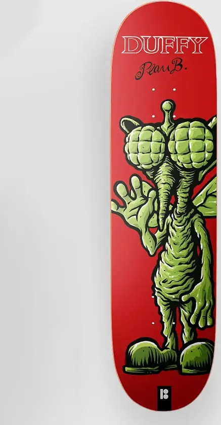 Bug Duffy 8.5"X32.125" Skateboard Deck mønster