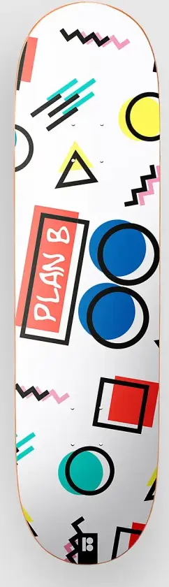 90'S 8.5"X32.125" Skateboard Deck mønster