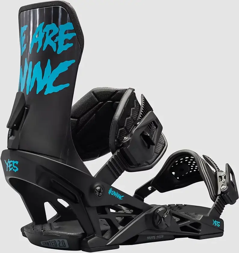 Uninc 2025 Snowboardbinding svart