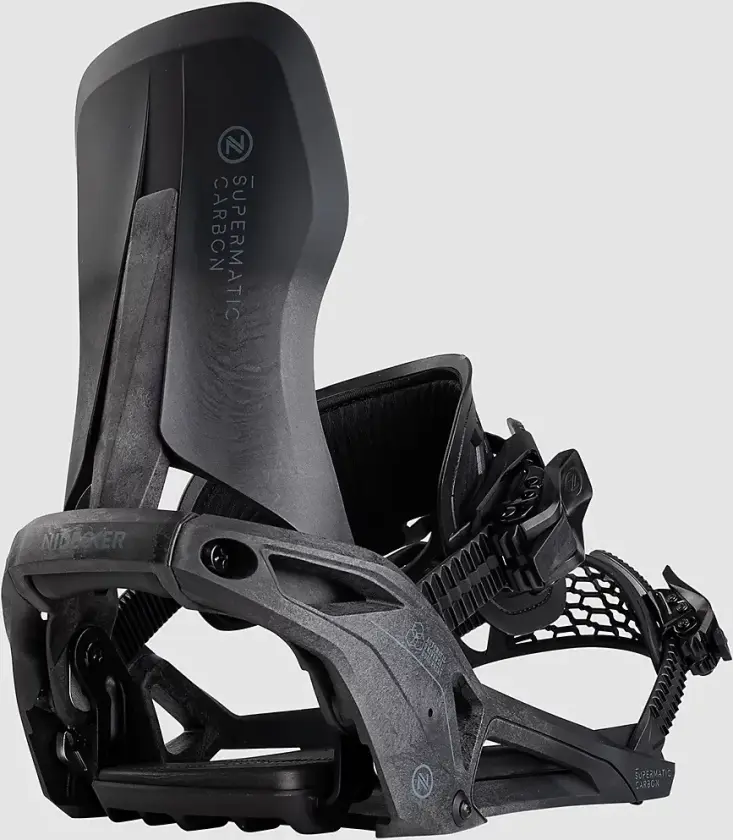 Supermatic Carbon 2025 Snowboardbinding svart