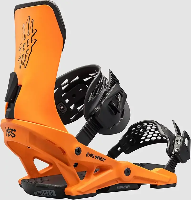 Select 2025 Snowboardbinding oransj