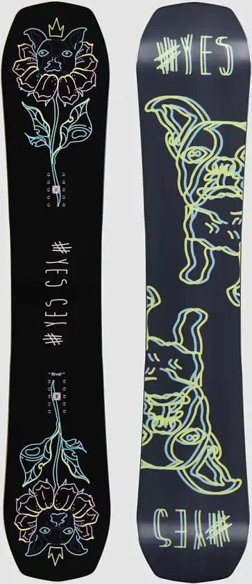 Rival 2025 Snowboard svart