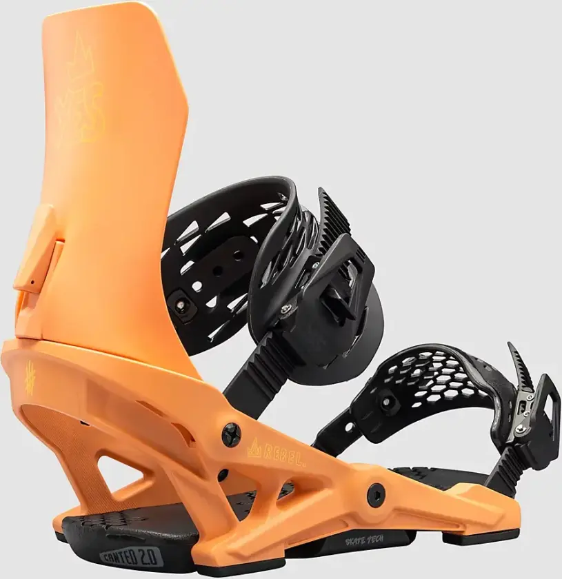 Rebel 2025 Snowboardbinding oransj