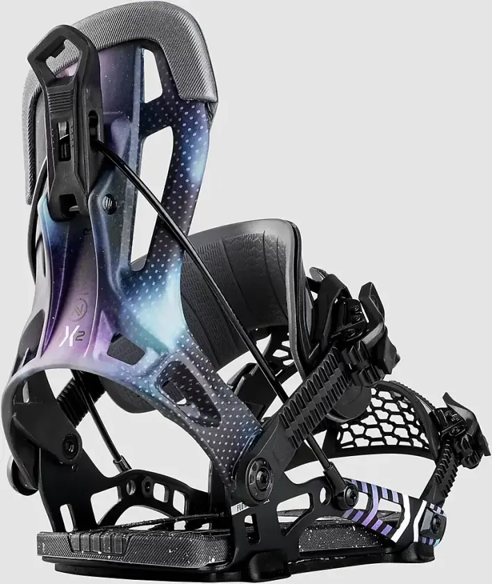 Flow Nx2 Hybrid 2025 Snowboardbinding svart