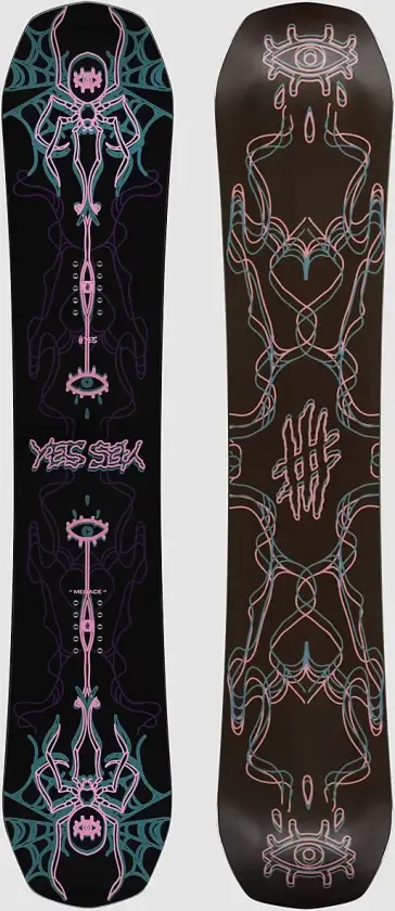 Menace 2025 Snowboard svart