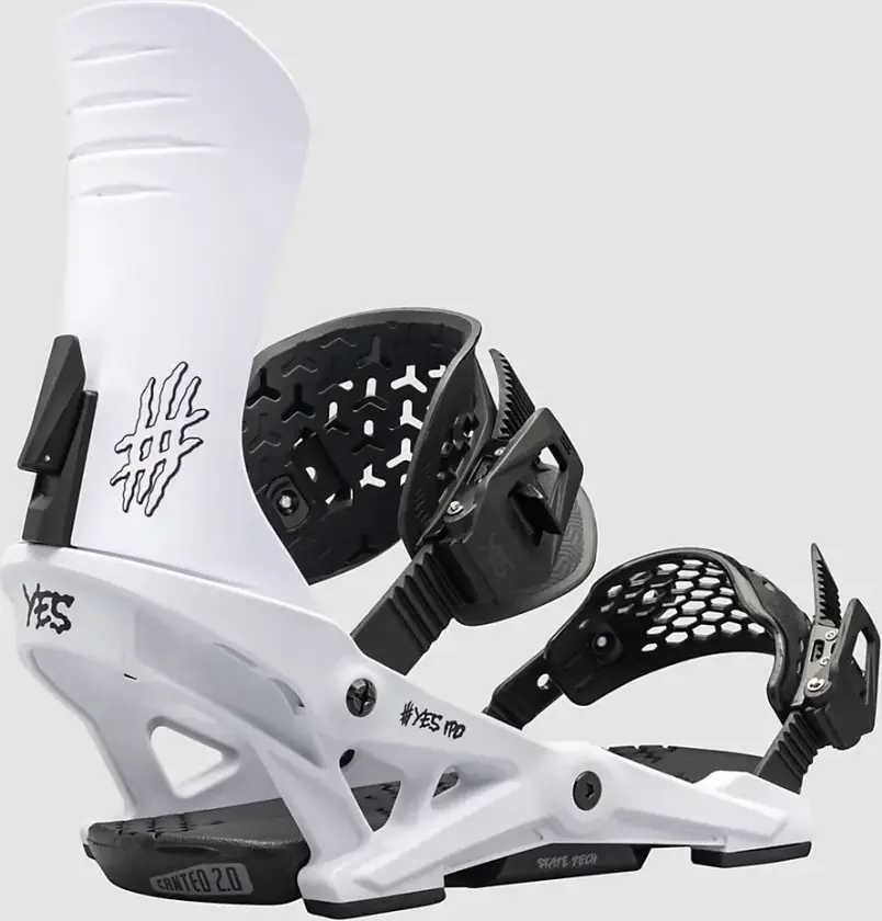 Ipo 2025 Snowboardbinding hvit