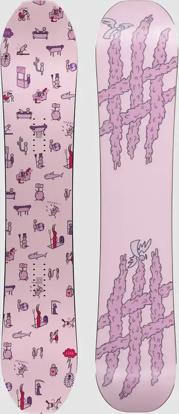 Halldor XTRM 2025 Snowboard rosa