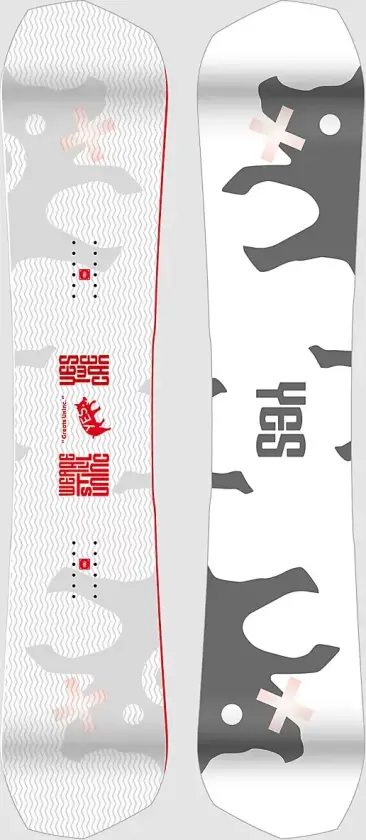 Greats Uninc 2025 Snowboard hvit