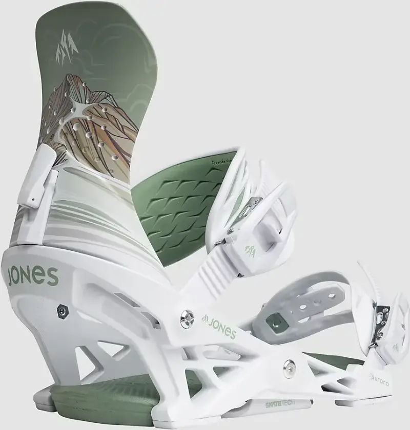 Aurora 2025 Snowboardbinding hvit