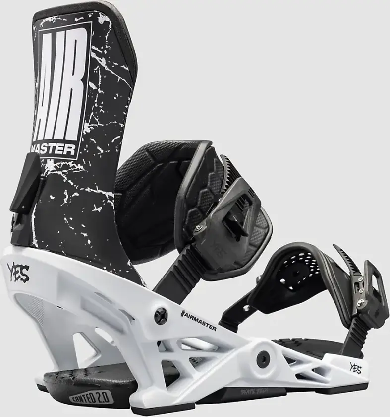 Airmaster 2025 Snowboardbinding hvit