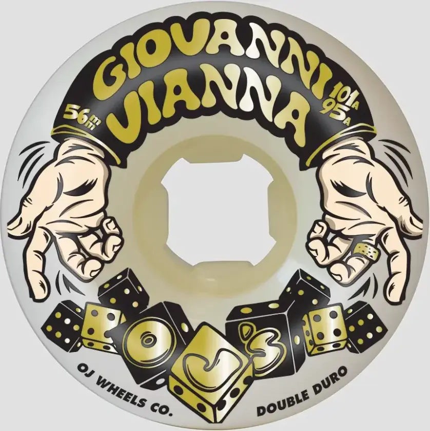 Giovanni Vianna High DD 101A/95A 56mm Hjul hvit