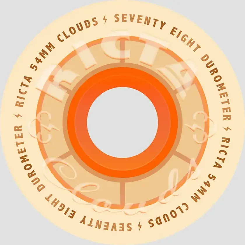 Hi Vis Clouds 78A 54mm Hjul oransj