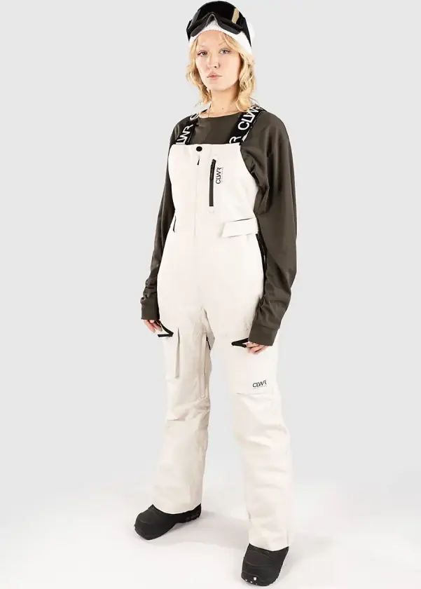 CLWR Slash Bib Bib Pant hvit
